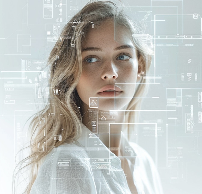 Macaw Portalguide mit einer Frau